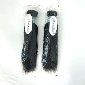 asteria hair NWT 12” weave bundle of two real human hair black
